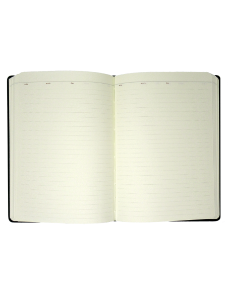 Diary Undated A5 "VELVET" black