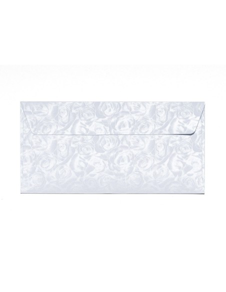 Envelope DL Roses white P, 120g/m2, 10 pcs/pack