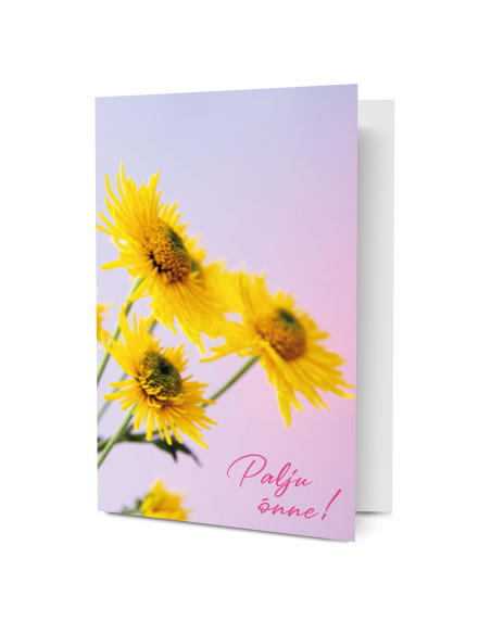 Postcard - Yellow Flowers