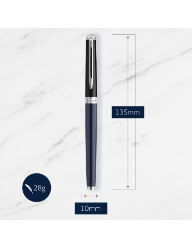 Hémisphère Colour-Block Black-Blue  Fountain  Pen  -  F