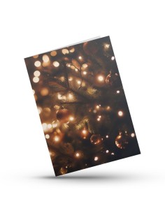 Greeting card Ketzu 2-part Christmas lights
