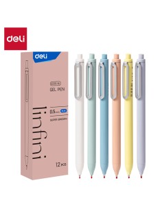 Gel Pen Deli Bullet Tip: 0.5mm Blue