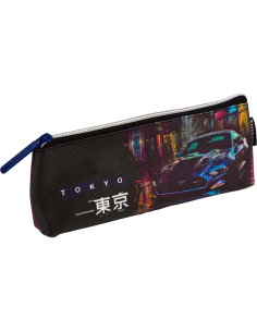 Pencil Case deVENTE "Tokyo Drift", Triangular, 21x8x3.5 cm