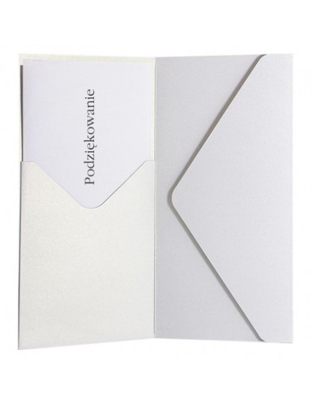 Envelope DL Smooth pearl white 110x220mm, 220g/m2, 5 pcs/pack