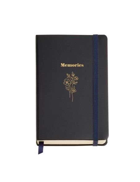 Kontoriraamat Miquelrius 9x14cm British Bloom Bouquet, valged lehed, kõvad kaaned
