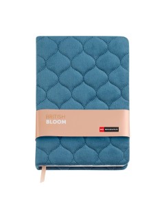 NOTEBOOK A5 DOTTED VELVET BLUE BR.BLOOM