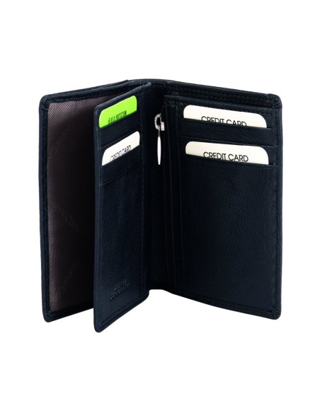Leather wallet Gianni Conti black