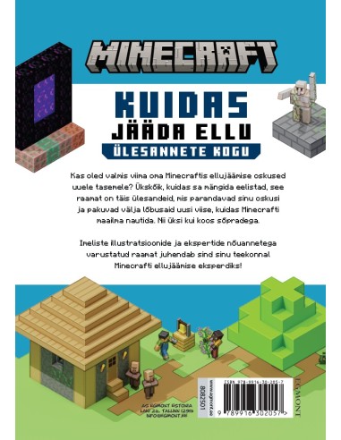 Minecraft. Kuidas jääda ellu. Ülesannete kogu