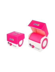 Roll notes, 50mmx10m, 25mm Core w dispenser, Neon magenta 2