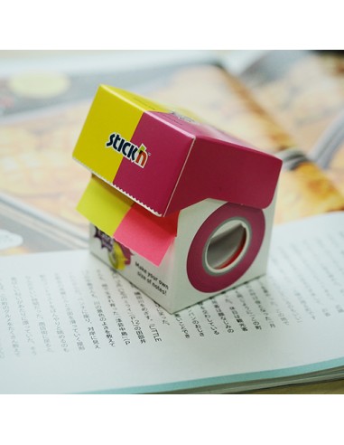 Märkmepaber StickN 21906 rullis 50mmx10m neon kollane ja neon magenta