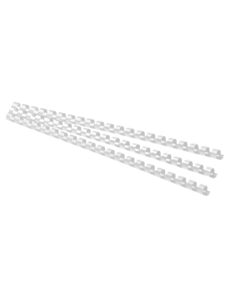 Köitespiraal 12mm, plastik, valge