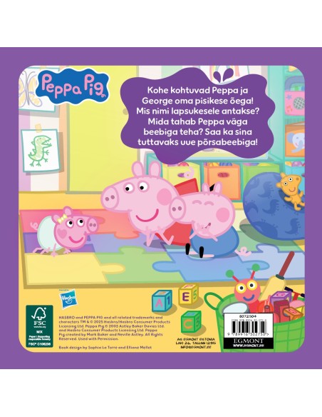 Põrsas Peppa. Meie uus väike õde