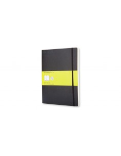 Märkmik Moleskine Classic 19x25cm, valge, pehmed kaaned, must