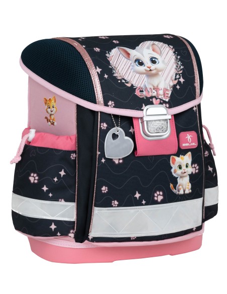 Schoolbag Belmil 403-13/AG Cute Kitten Ergonomic