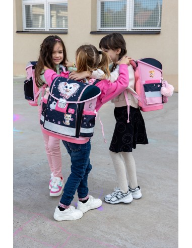 Schoolbag Belmil 403-13/AG Cute Kitten Ergonomic