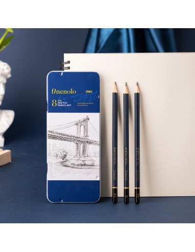 Sketching Pencil 8 pcs (2H, H, HB, B, 2B, 4B, 6B, 8B) ASST.