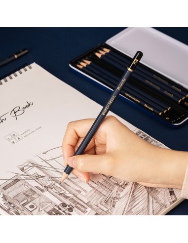 Sketching Pencil 8 pcs (2H, H, HB, B, 2B, 4B, 6B, 8B) ASST.