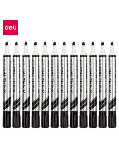 Whiteboard Marker Deli Chisel tip: 2-5mm Deli