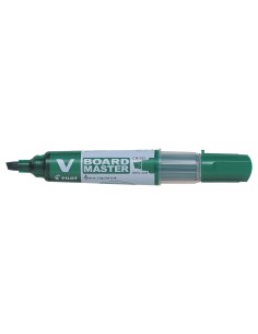 Valgetahvlimarker Pilot V Board Master, vahetatav padrun, roheline, lõigatud ots 2,2-5,2mm