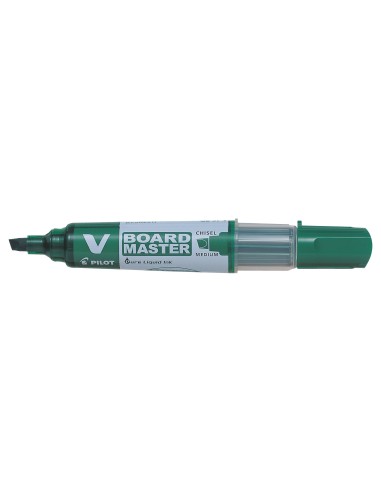 Valgetahvlimarker Pilot V Board Master, vahetatav padrun, roheline, lõigatud ots 2,2-5,2mm