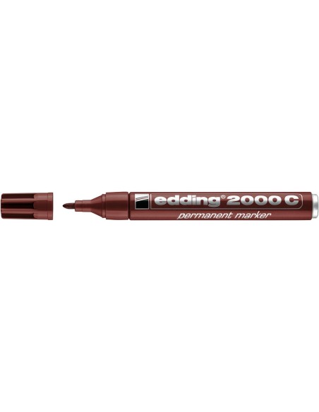 Permanentne marker Edding 2000C 1,5-3mm, ümar ots, pruun