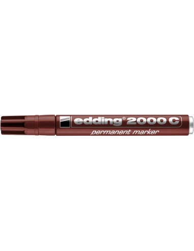 Permanentne marker Edding 2000C 1,5-3mm, ümar ots, pruun