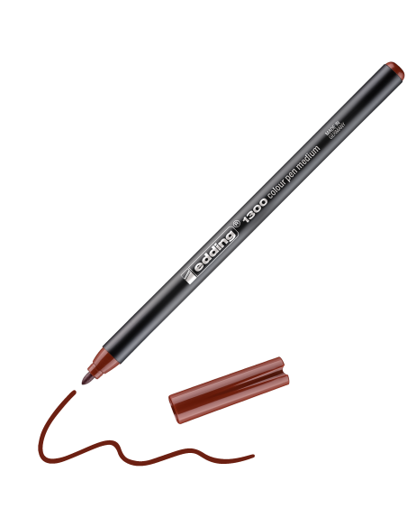 Viltpliiats Edding 1300 2mm pruun
