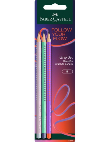 Flow Edition Grip graphite pencil set BC