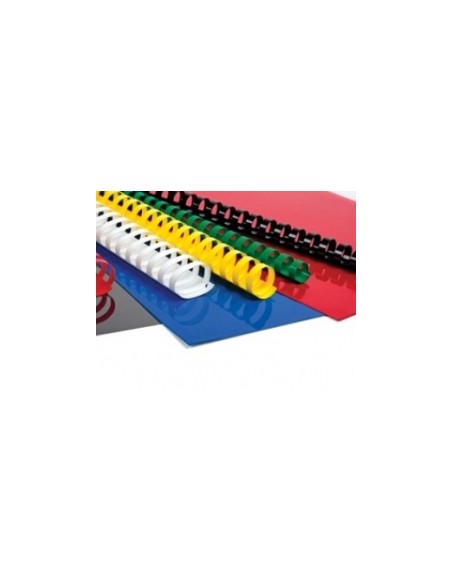 *Binding comb Forpus 20mm, plastic, white (100 pcs/box)