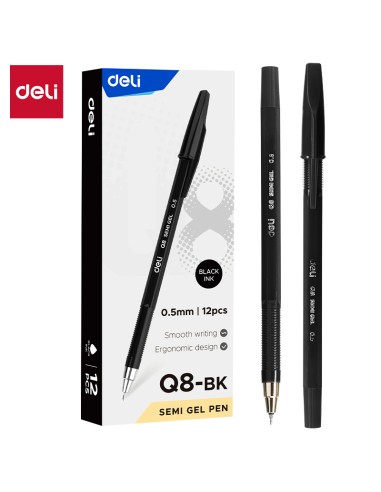 Ball Point Pen DELI Mini tip: 0.5mm; Black Ink