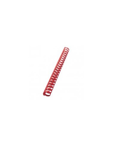 Köitespiraal 14mm, plastik, punane