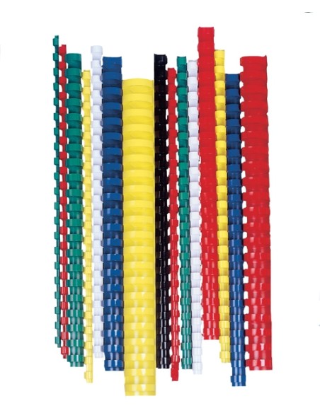 Köitespiraal 16mm, plastik, sinine