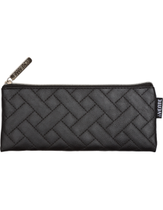 Pencil Case deVENTE "Factura", Flat, 21.5x9x1 cm, Black