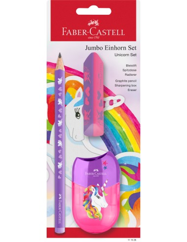 Pencil set Unicorn Jumbo GP+Acc.