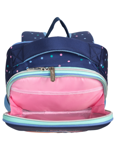 School Backpack deVENTE "Happy Pinguin", Hard Shell, 37x28x14 cm, 14 L, 800 g