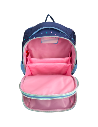 School Backpack deVENTE "Happy Pinguin", Hard Shell, 37x28x14 cm, 14 L, 800 g