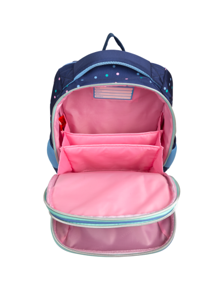 School Backpack deVENTE "Happy Pinguin", Hard Shell, 37x28x14 cm, 14 L, 800 g