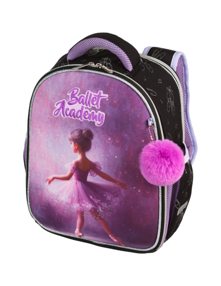 School Backpack deVENTE "Ballet Academy", Hard Shell, 35x27x13 cm, 14 L, 800 g