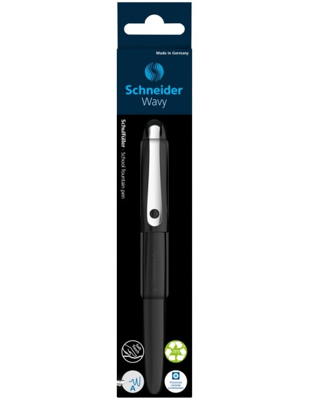 Fountain pen Wavy A black