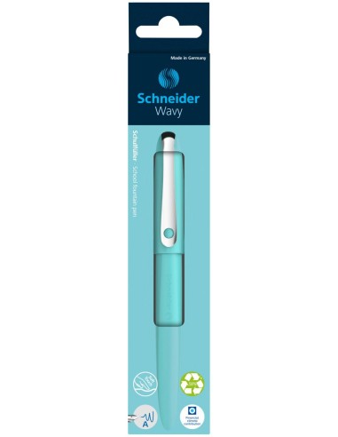Fountain pen Wavy A turquoise