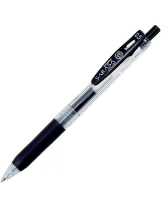 Geelpliiats Zebra Sarasa Clip 0.5mm, must