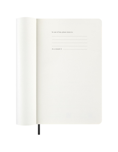 Kalendermärkmik Moleskine 2026 13x21cm, päev, pehmed kaaned, must