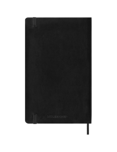 Kalendermärkmik Moleskine 2026 13x21cm, päev, pehmed kaaned, must