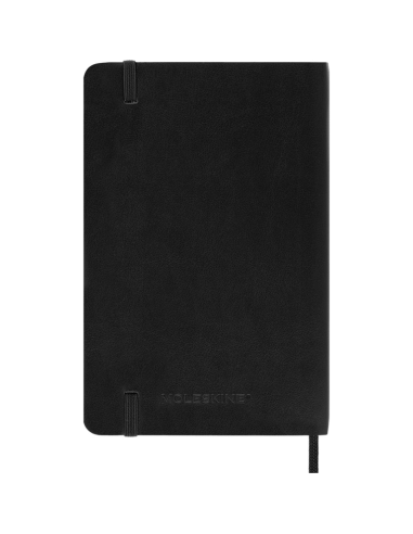Kalendermärkmik Moleskine 2026 9x14cm, nädal, pehmed kaaned, must