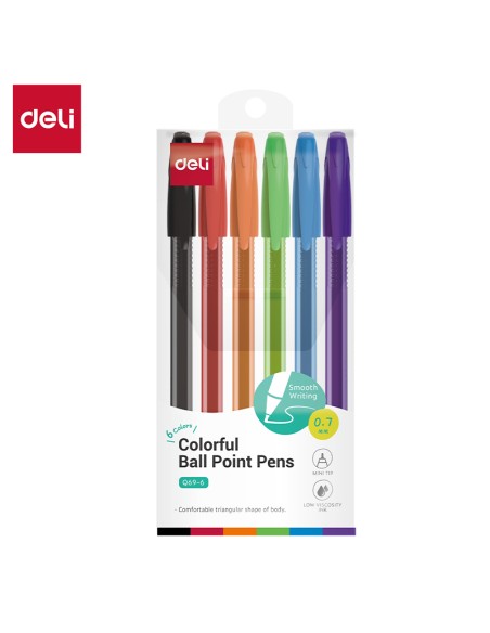 Ballpoint Pen Mini tip: 0.7mm, 6 colors