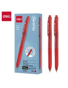Pastapliiats Deli Roball 0.5mm punane