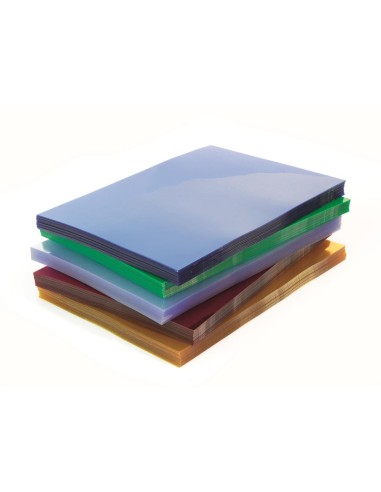 Binding cover PVC yellow A4 0,20mm 100pcs/pack