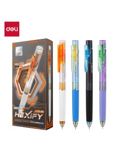 Gel pen Twin-ball ST tip 0.5mm, black ink BLACK
