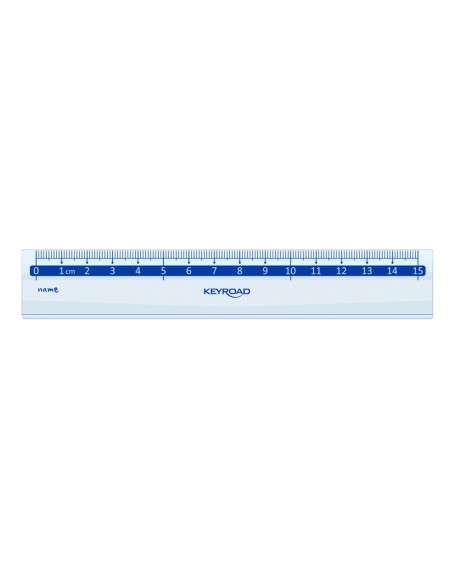 15cm classic plastic ruler, 1pc/OPP bag with header