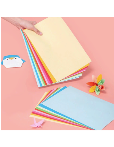 Origami paber DELI A4/50L 10-värvi